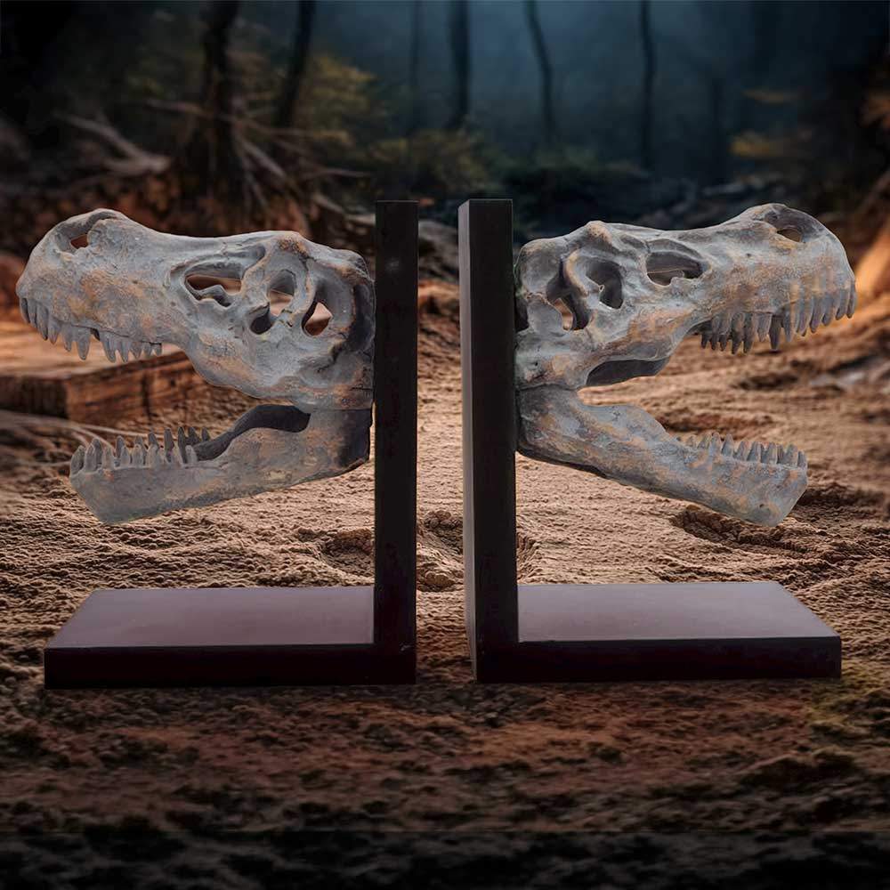 Nemesis Now - Tyrannosaurus Rex Skull Bookend - Multicolours